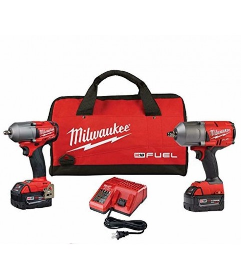 Milwaukee 2PC M18 FUEL Auto Kit - 1/2" Impact Wrench and 3/8" Impact Wrench Milwaukee 2PC M18 FUEL Auto Kit - 1/2" Impact Wrench and 3/8" Impact Wrench